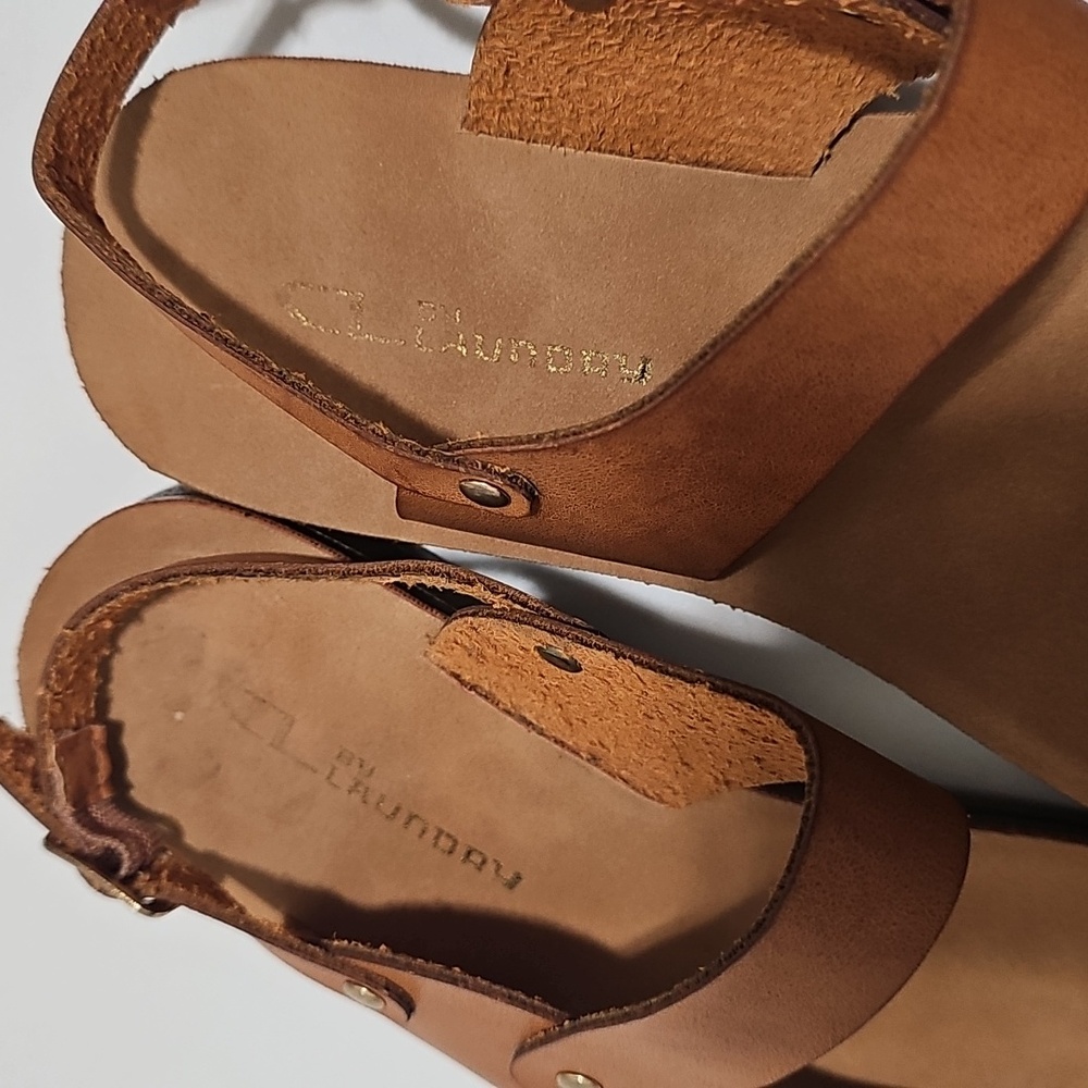 CL By Laundry leather sandals 8.5 - Picture 3 of 3